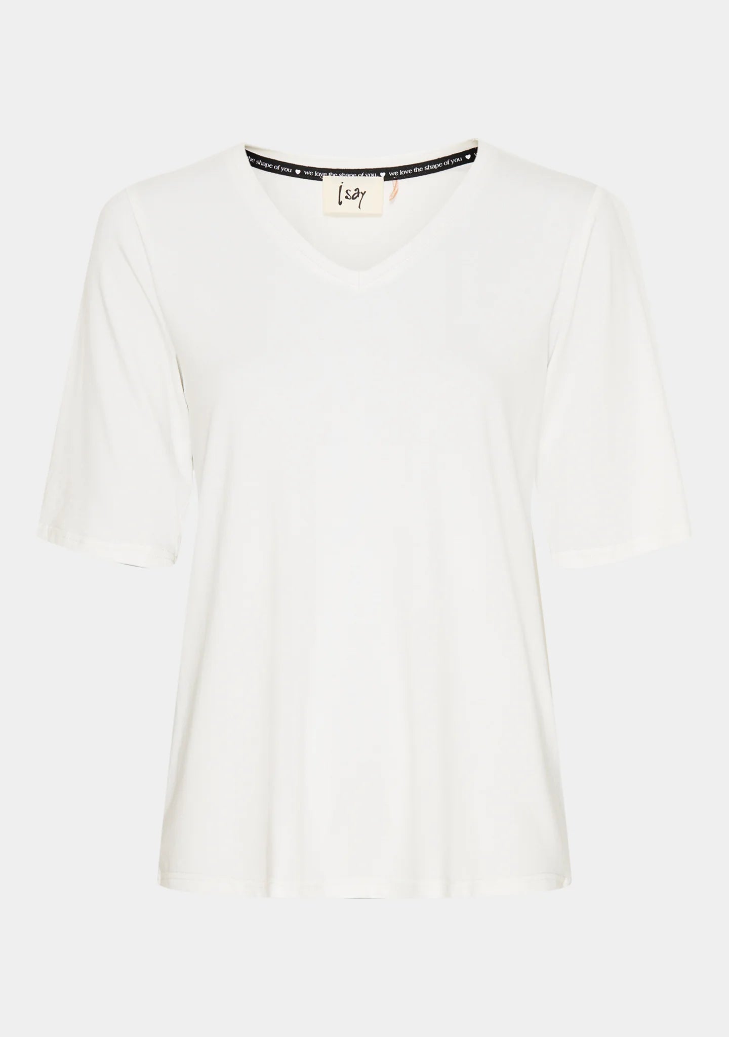 Isay Louis v-neck t-shirt broken white