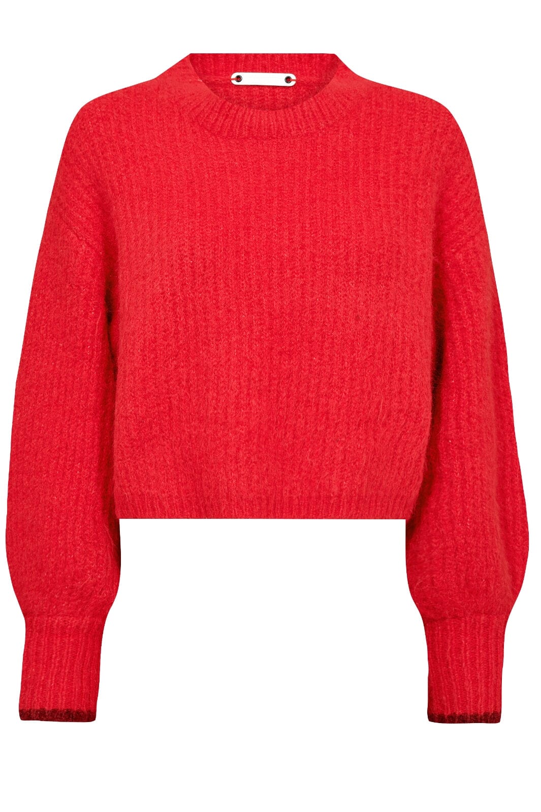 Co Couture Coralie Crop Rib Knit Flame