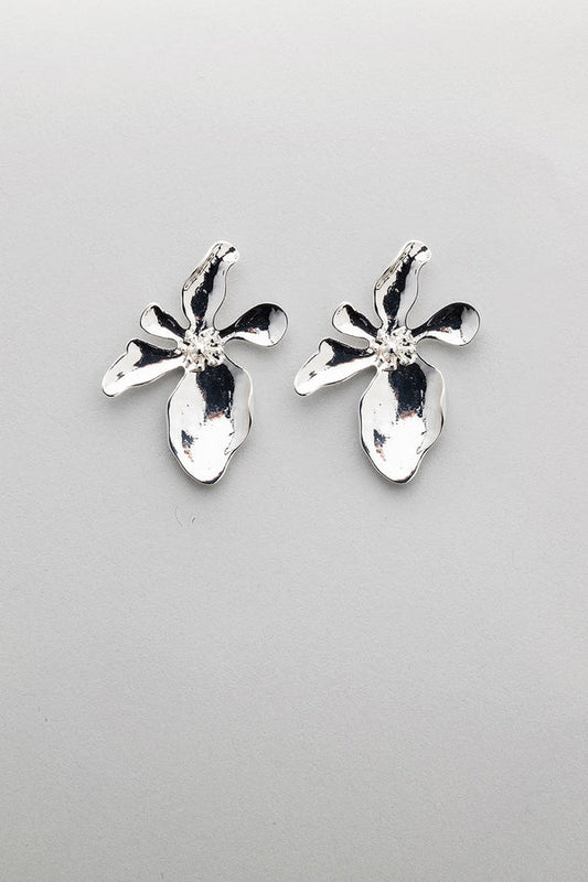 Bow19 Flower Silver