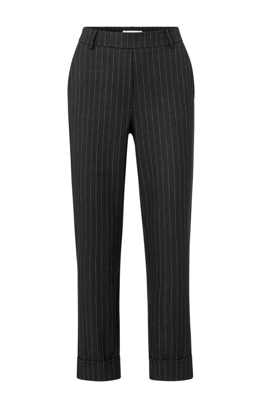 Yaya Pants with pinstripes, elastic waist and pockets