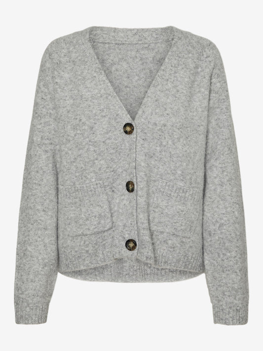 Vero Moda Boom cardigan light grey