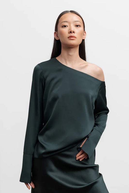 Ahlvar Chiney blouse Deep forest