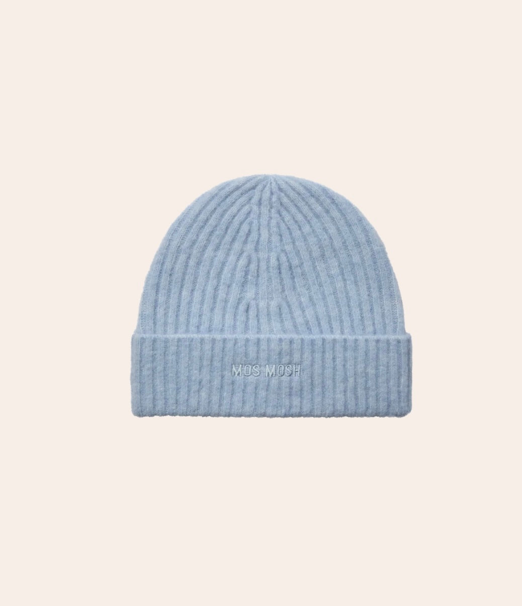 Mos Mosh Lora Knit Hat Cashmere Blue