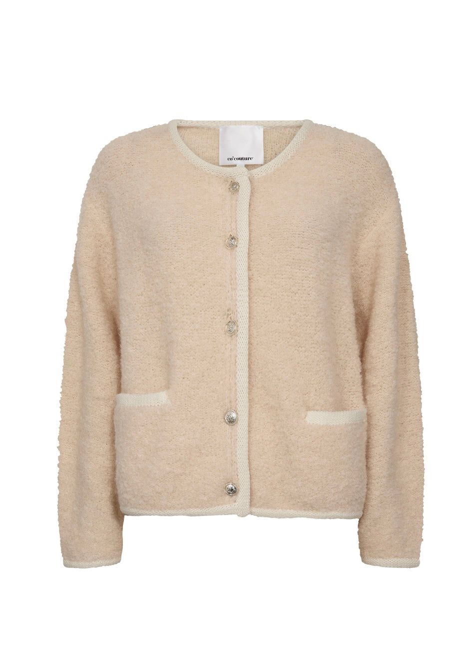 Co’Couture Wool Cardigan Powder
