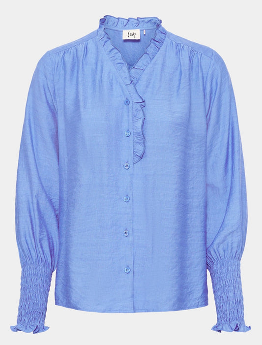 Isay Cleo shirt spring blue