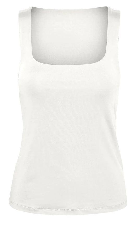 Vero Moda Bianca square top white