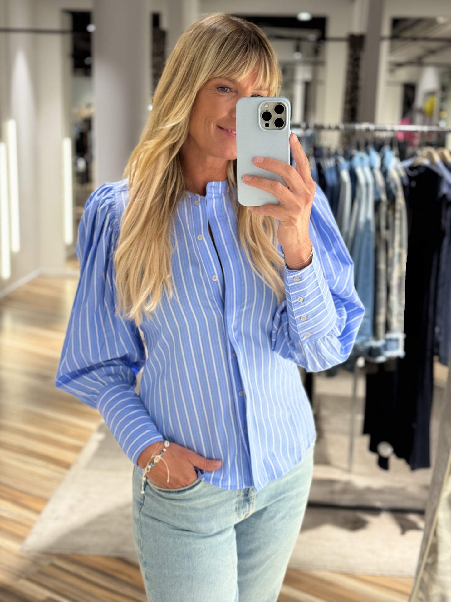 Co’couture stripe shirt