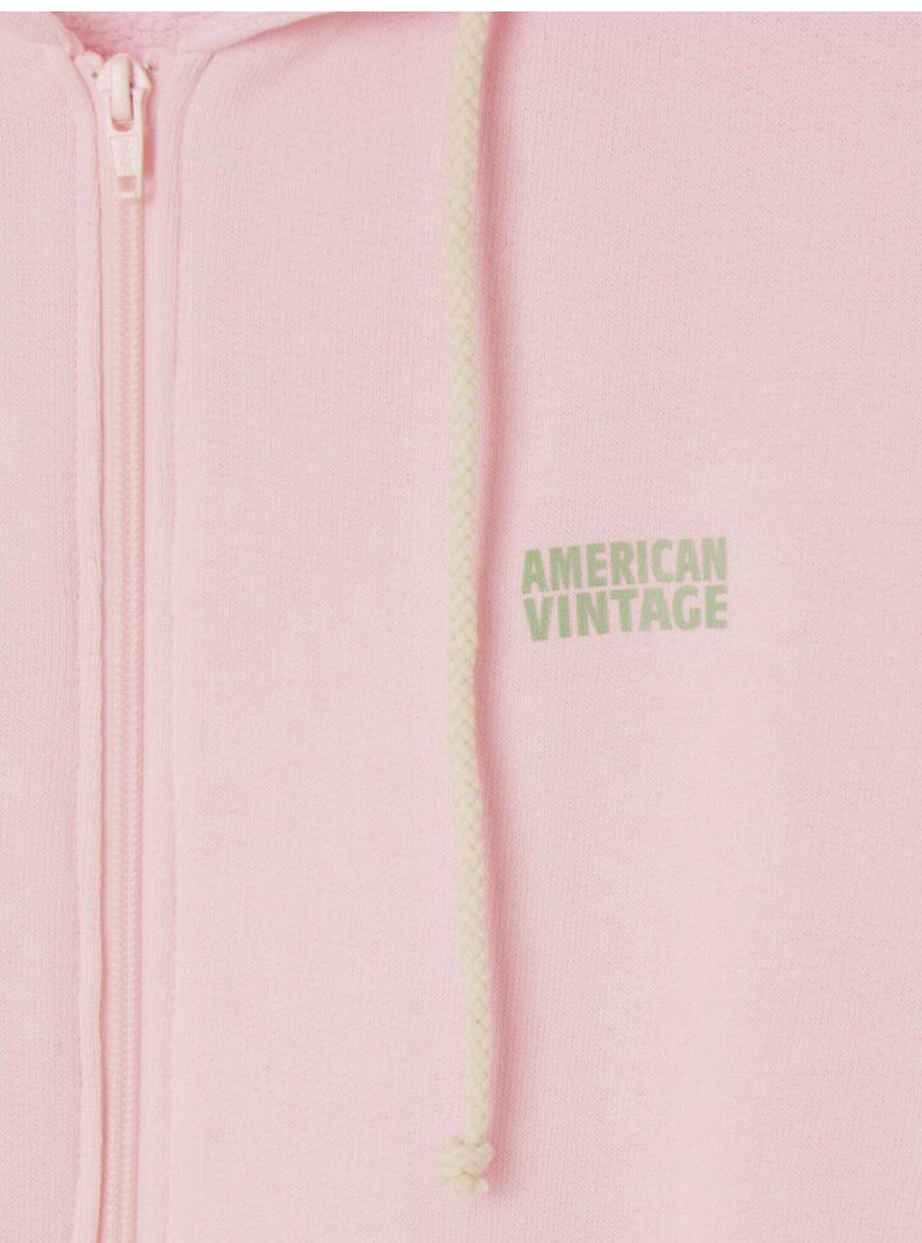 American Vintage WOMEN'S HOODIE IZUBIRD light pink