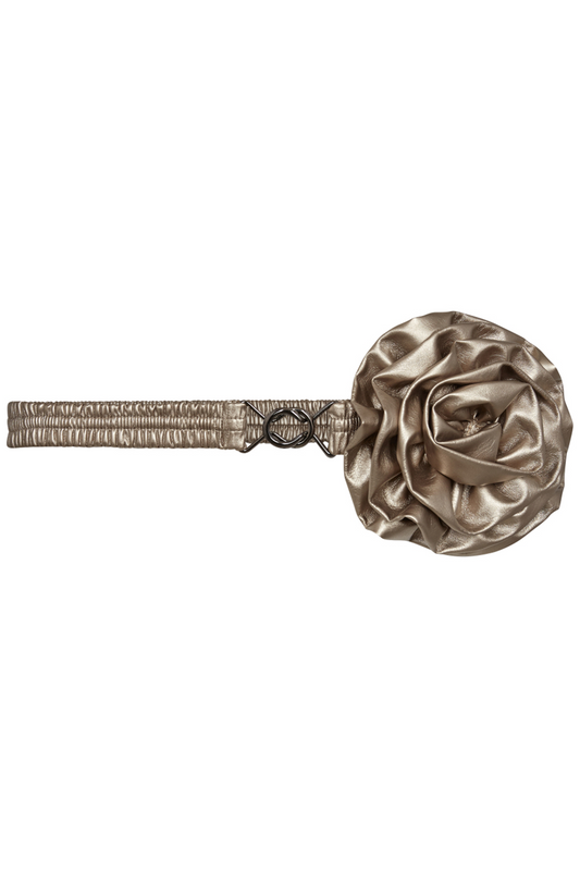 Co’Couture Metallic Rose belt Bronze