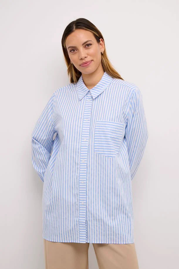 Culture Alexina Shirt Cashmere Blue