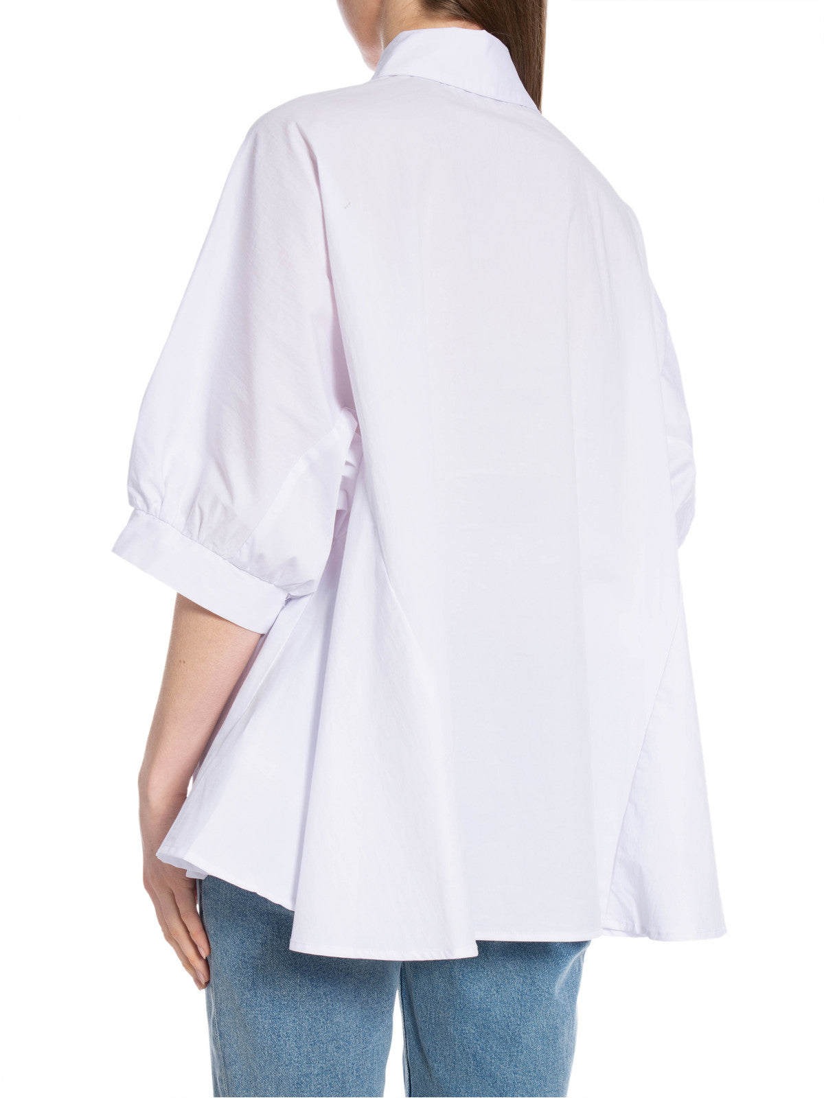 Co’couture cotton crisp wing blouse