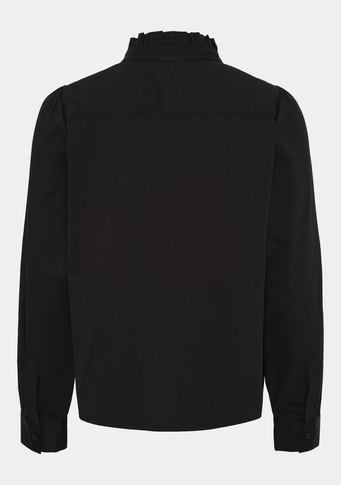 Isay Sigga Flounce blouse shirt black