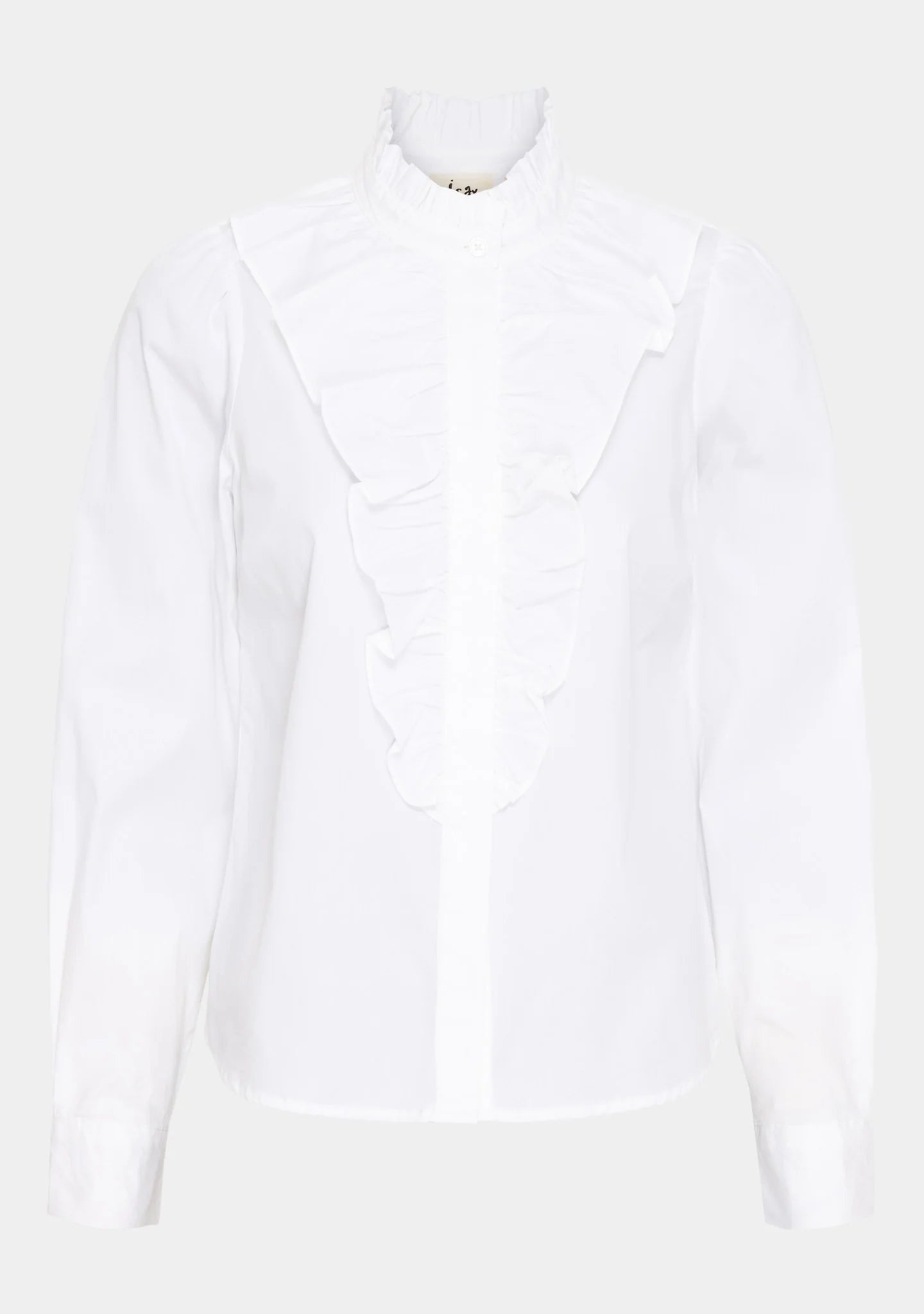 Isay Sigga Flounce blouse shirt white