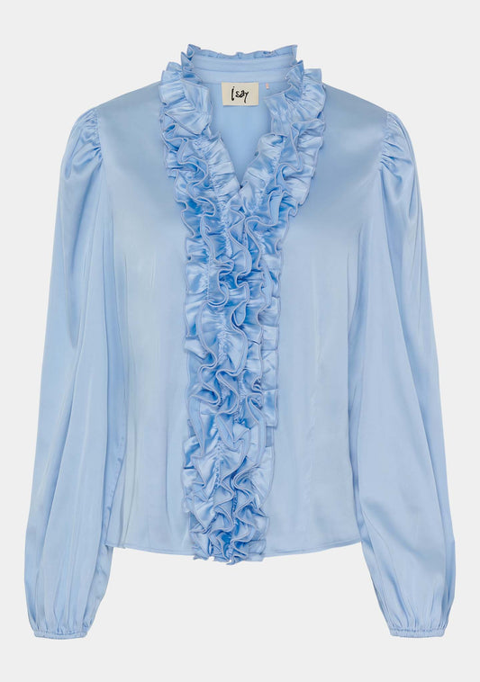 Isay Steff blouse light blue