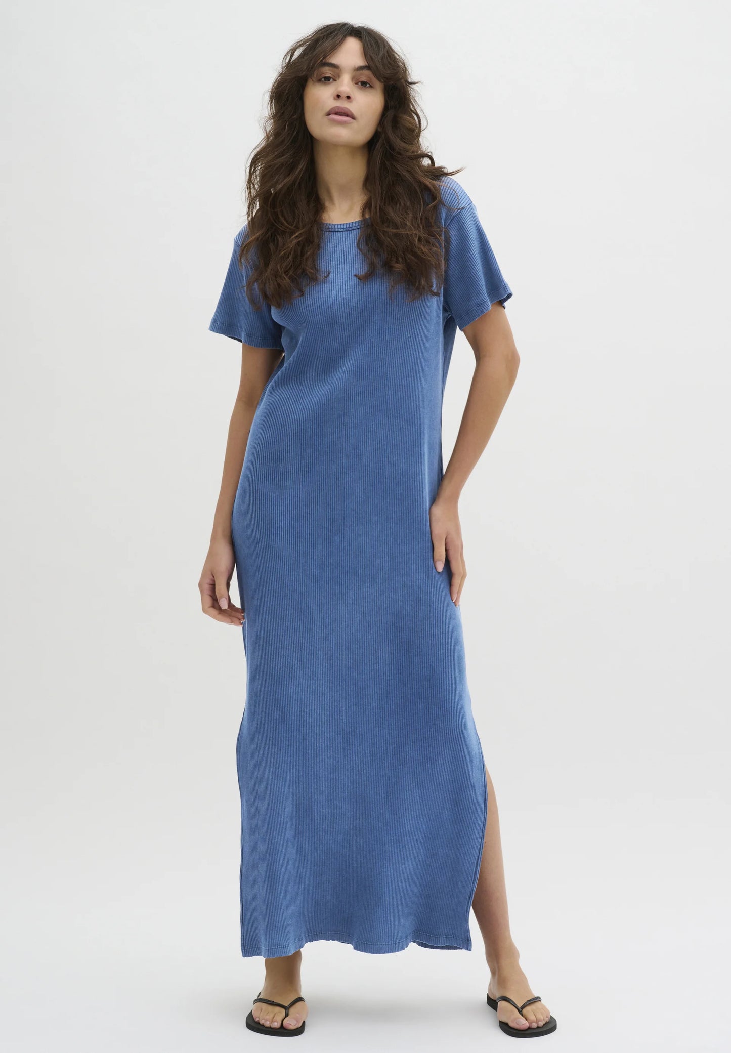 My Essential Wardobe Ace Dress Dark Blue Wash