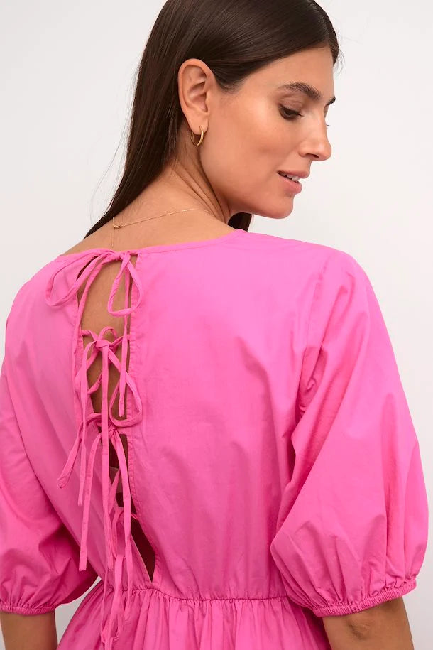 Culture Olena Midi Dress Phlox Pink