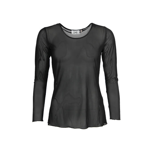 Isay Fifi Mesh l/s O-Neck Black