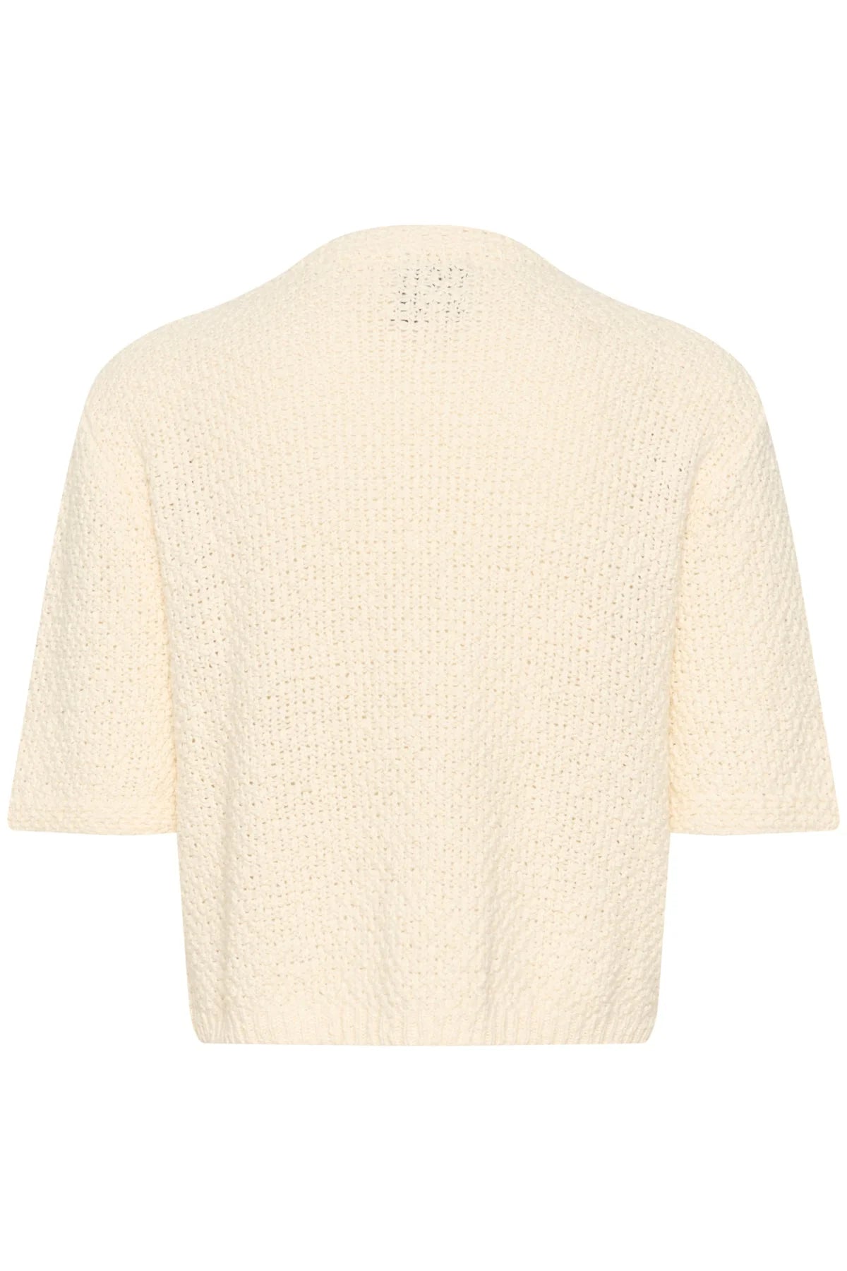 My Essential Wardrobe Carry Knit Cardigan Antique White