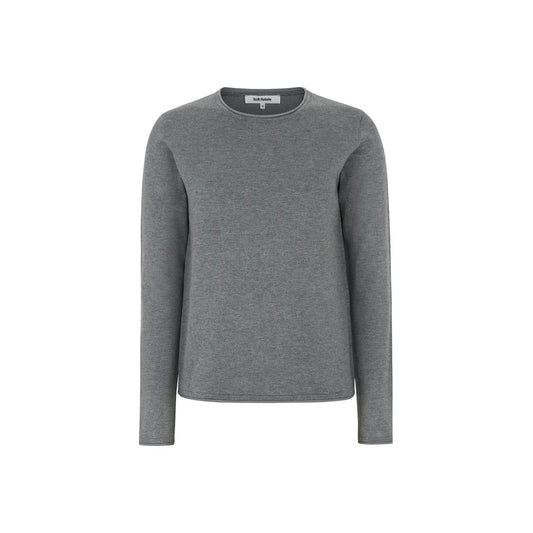 Soft Rebels Marla O-Neck Roll Edgren Knit Grey Melange