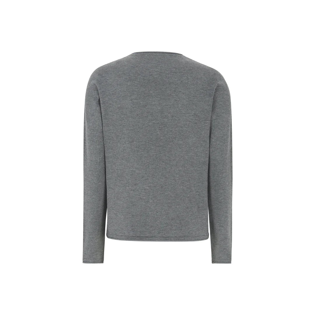 Soft Rebels Marla O-Neck Roll Edgren Knit Grey Melange