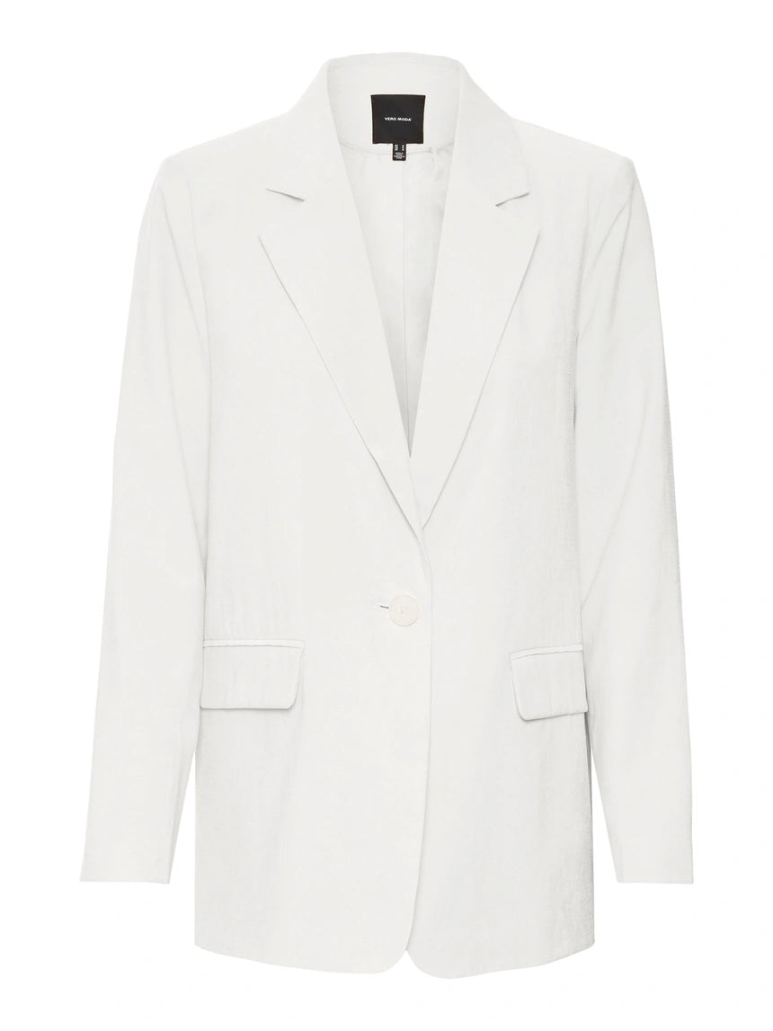 Vero Moda Carmen Loose Blazer Snow White